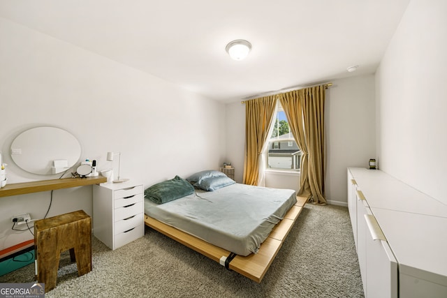 4720 Dufour Dr, Lilburn, GA 30047 - bedroom with light carpet and cooling unit
