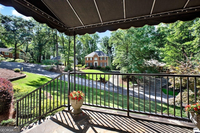 4320 Oklahoma Way NW, Kennesaw, GA 30152 - balcony with view of scattered trees