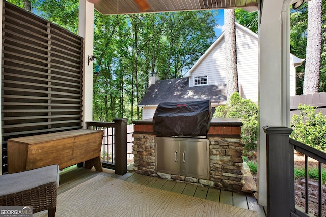 4320 Oklahoma Way NW, Kennesaw, GA 30152 - deck with a grill