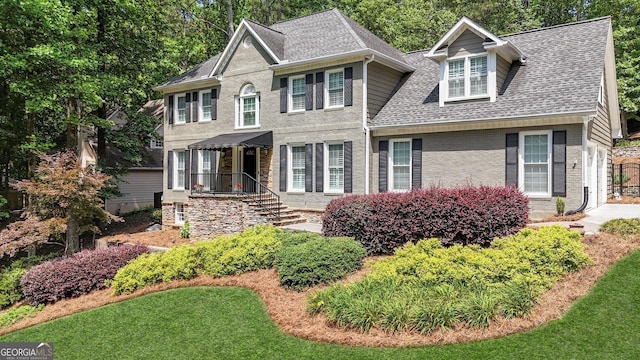 4320 Oklahoma Way NW, Kennesaw, GA 30152 - view of front of house with roof with shingles and brick siding