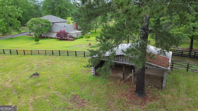 142 Carr Rd, Lagrange, GA 30241 - view of yard featuring a view of countryside