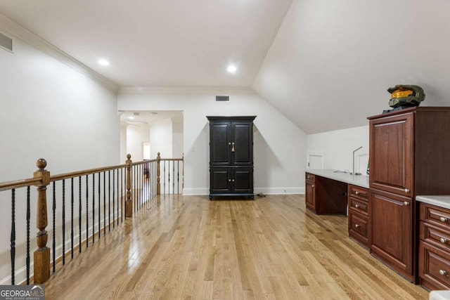 8970 Moor Park Run, Duluth, GA 30097 - bonus room featuring light wood-style flooring and recessed lighting