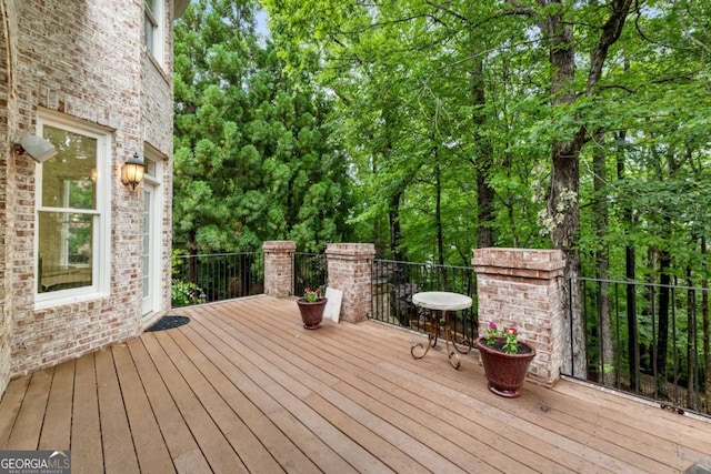 8970 Moor Park Run, Duluth, GA 30097 - view of wooden terrace