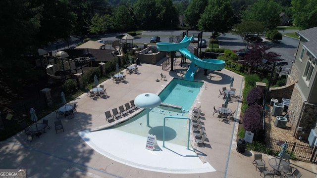 8970 Moor Park Run, Duluth, GA 30097 - bird's eye view of a pool