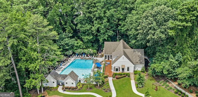 1174 City Park Ln, Decatur, GA 30033 - view of subject property with a pool area