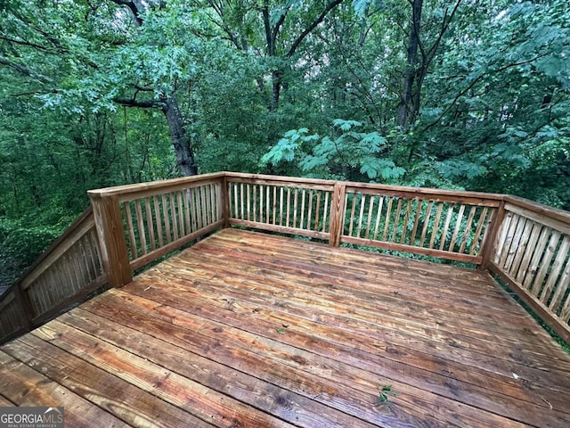 80 Brooks Ln, Dallas, GA 30157 - view of wooden terrace