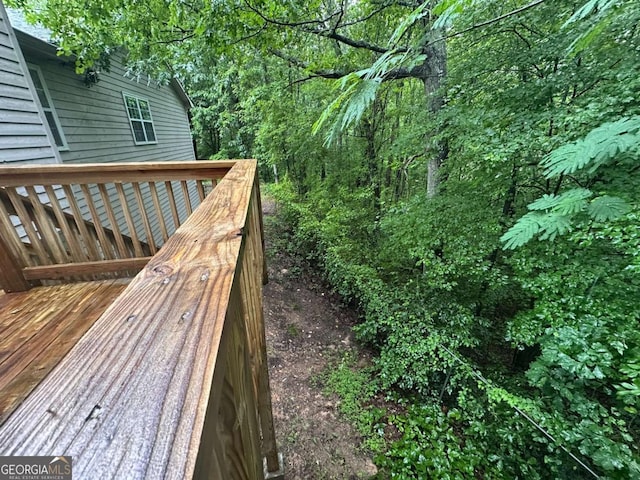 80 Brooks Ln, Dallas, GA 30157 - view of wooden deck