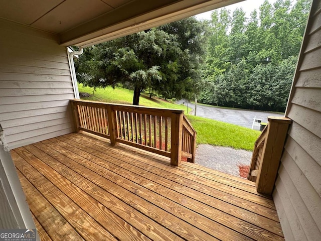 80 Brooks Ln, Dallas, GA 30157 - wooden terrace with a lawn