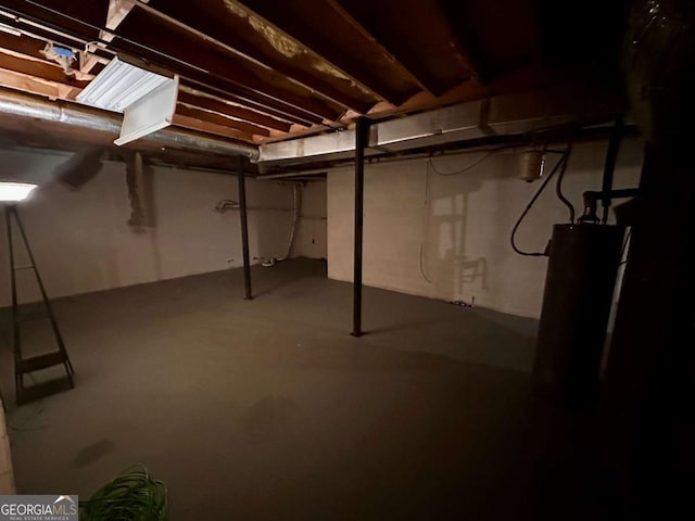 80 Brooks Ln, Dallas, GA 30157 - unfinished below grade area featuring water heater