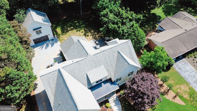 2756 Octavia Ln, Marietta, GA 30062 - aerial view of property and surrounding area