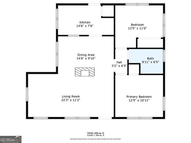2505 Mellville Ave, Decatur, GA 30032 - room layout