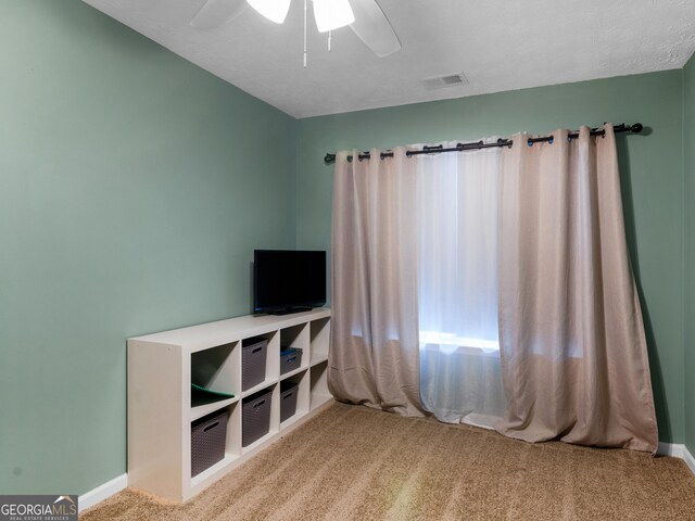300 Furrow Creek Ct, Jackson, GA 30233 - unfurnished bedroom with carpet, baseboards, and ceiling fan