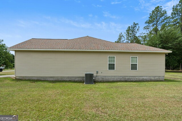 103 Mossy Creek Way, Ochlocknee, GA 31773 - view of home's exterior featuring central air condition unit and a yard