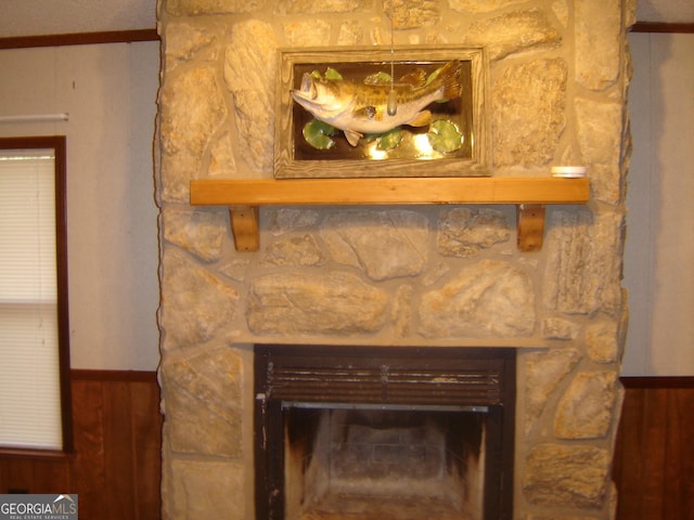 6177 County Road 266, Five Points, AL 36855 - detailed view of a fireplace