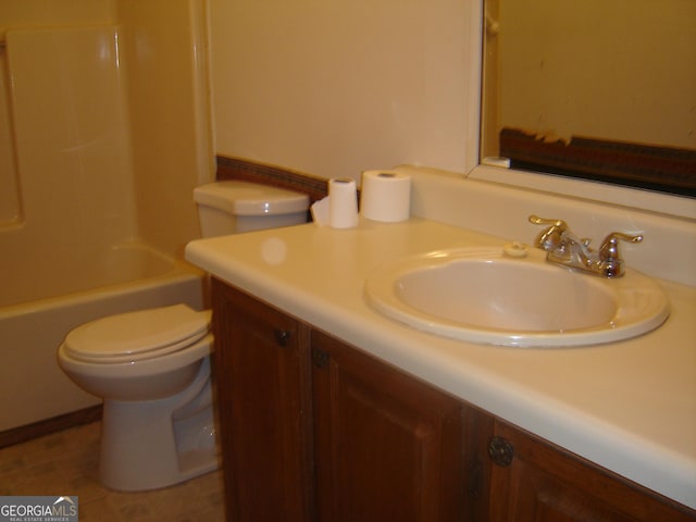 6177 County Road 266, Five Points, AL 36855 - full bath with toilet, vanity, and shower / bathtub combination