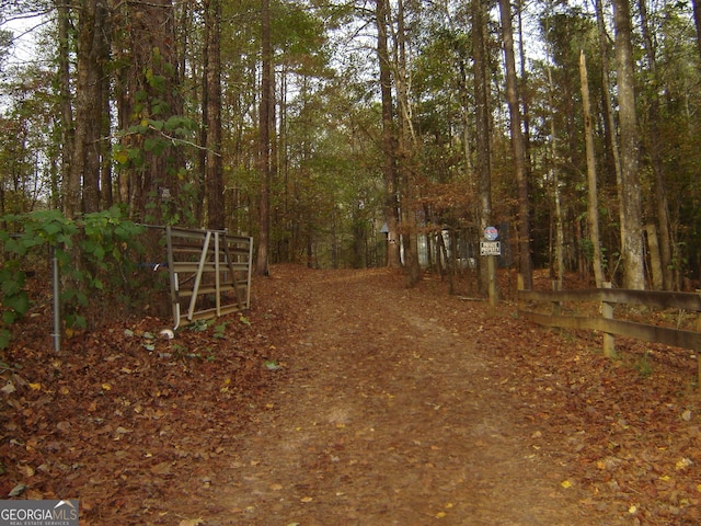 6177 County Road 266, Five Points, AL 36855 - view of street with a forest view