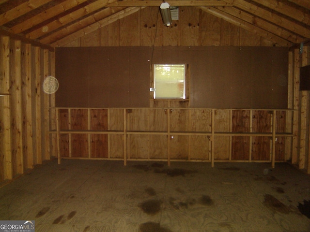 6177 County Road 266, Five Points, AL 36855 - miscellaneous room with vaulted ceiling