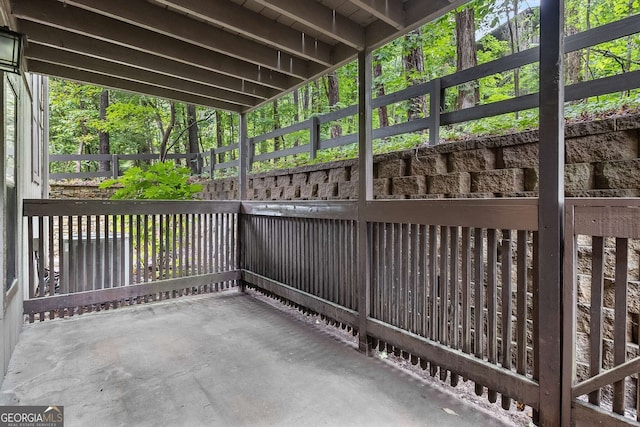 1603 Cumberland Ct, Smyrna, GA 30080 - view of unfurnished sunroom
