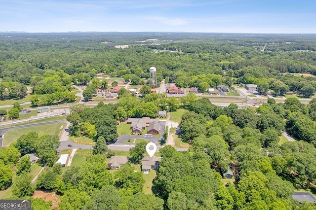 1382 6th Ave, Auburn, GA 30011 - aerial view of a heavily wooded area