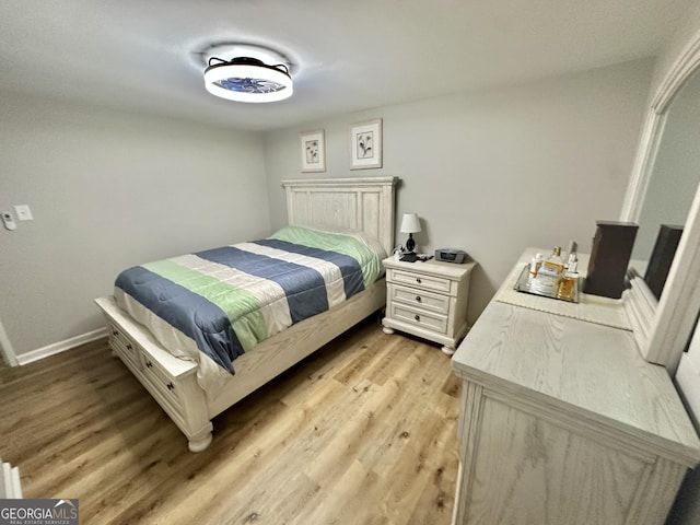 2165 S River Rd, Franklin, GA 30217 - bedroom with light wood finished floors