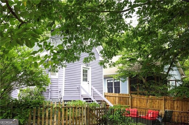 611 Pickett St SE, Atlanta, GA 30316 - rear view of property featuring entry steps