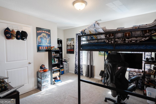 247 Morgan Field Blvd, Ludowici, GA 31316 - carpeted bedroom with an office area