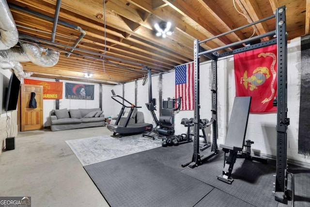 1925 Stonewyck Ct, Cumming, GA 30041 - view of workout room