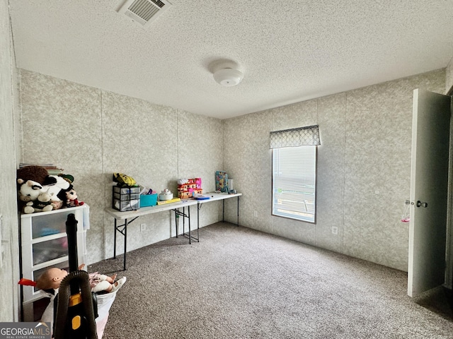 342 Wellington Dr, Byron, GA 31008 - carpeted office featuring a textured ceiling