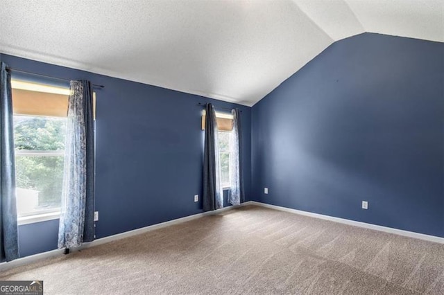 3385 Amhurst Pkwy, South Fulton, GA 30349 - carpeted empty room with vaulted ceiling and baseboards