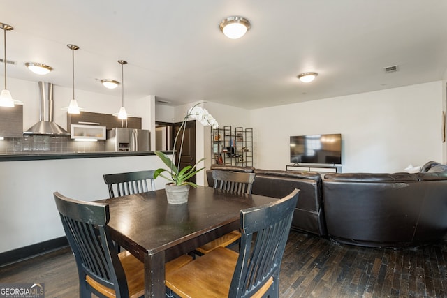 1300 Dekalb Ave NE Unit 711, Atlanta, GA 30307 - dining space with dark wood-type flooring