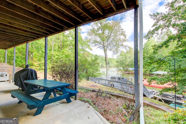 86 Waters Dr, Wedowee, AL 36278 - view of patio