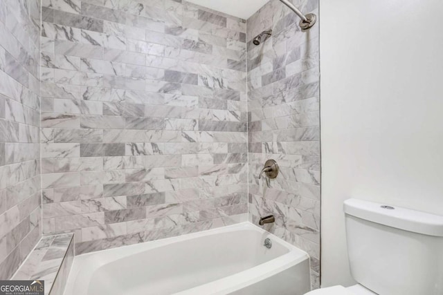 206 Tuxworth Cir, Decatur, GA 30033 - full bath featuring toilet and bathtub / shower combination