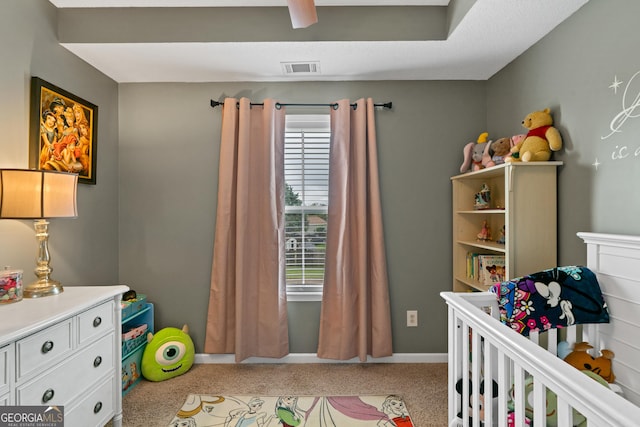 106 Thornton Dr, Bonaire, GA 31005 - bedroom featuring a crib, carpet flooring, and baseboards