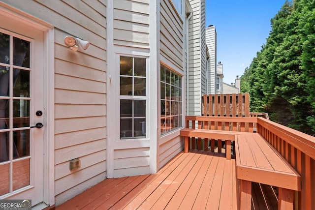 2061 Pinnacle Pointe Dr, Norcross, GA 30071 - view of wooden deck