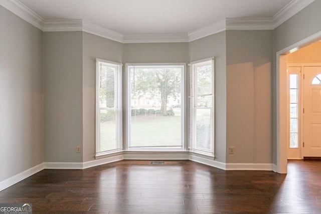 214 Jamestown Ave, Jonesboro, GA 30236 - foyer featuring hardwood / wood-style floors and crown molding