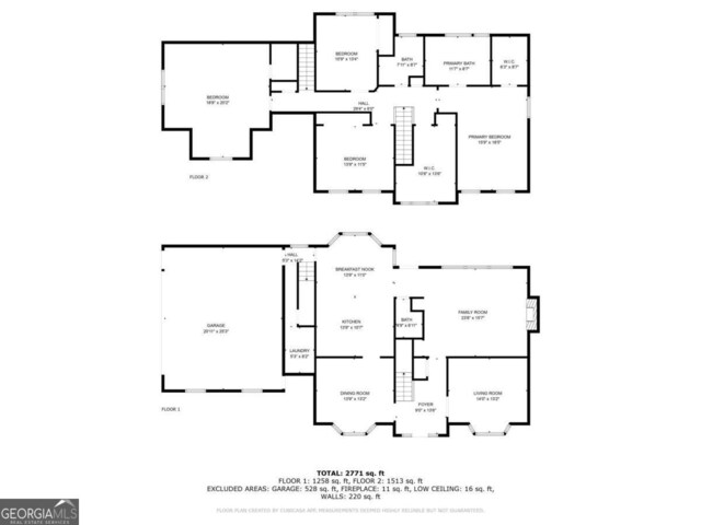 214 Jamestown Ave, Jonesboro, GA 30236 - view of floor plan / room layout