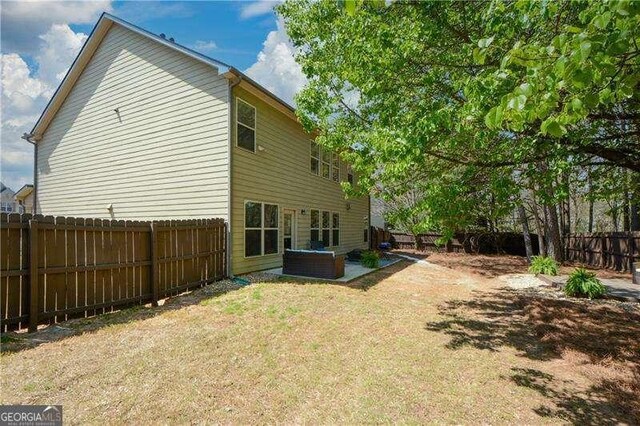 1480 Waverly Glen Dr, Alpharetta, GA 30004 - rear view of house featuring a fenced backyard