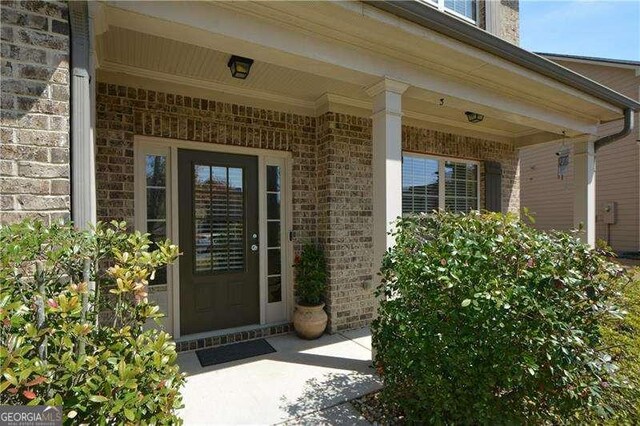1480 Waverly Glen Dr, Alpharetta, GA 30004 - entrance to property featuring brick siding