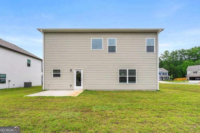 228 Whitneys Way, Dallas, GA 30157 - rear view of house featuring a patio area and a lawn