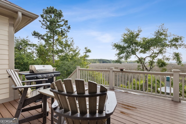 109 Carrington Ct, Kingsland, GA 31548 - deck with a grill