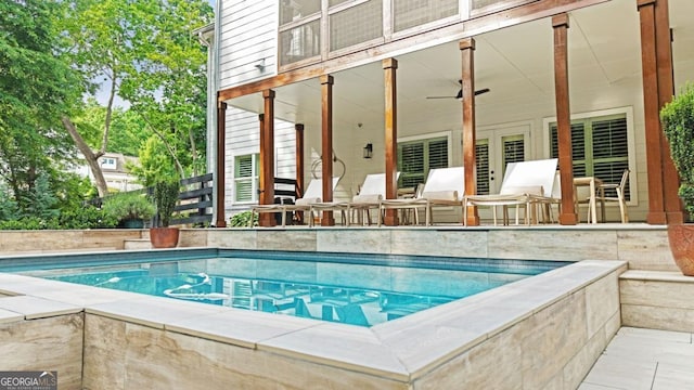221 Goss Ln, Ball Ground, GA 30107 - outdoor pool with a patio