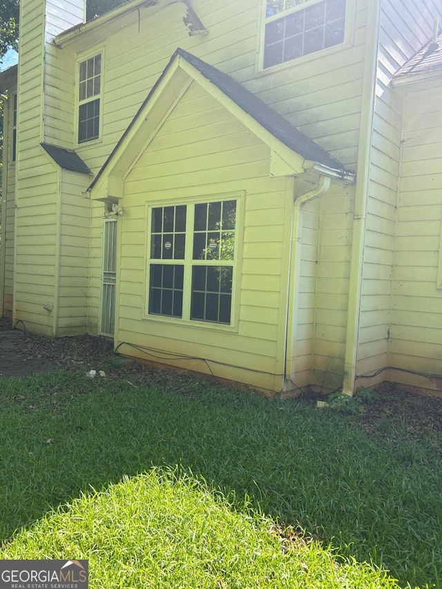 2581 Star Ln, Decatur, GA 30034 - view of home's exterior with a yard and a chimney