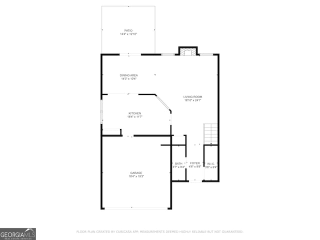 1186 Hawthorn Ln, Grayson, GA 30017 - view of floor plan / room layout