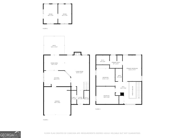 1186 Hawthorn Ln, Grayson, GA 30017 - view of floor plan / room layout