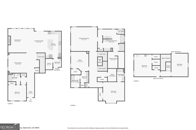 925 Hargrove Point Way, Alpharetta, GA 30004 - view of property floor plan