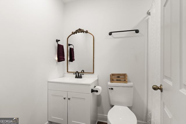 825 Red Hawk Dr, Waynesville, GA 31566 - bathroom featuring vanity and toilet