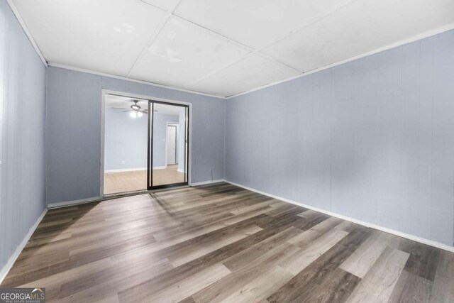 3664 Pin Oak Cir, Atlanta, GA 30340 - empty room featuring wood finished floors and baseboards