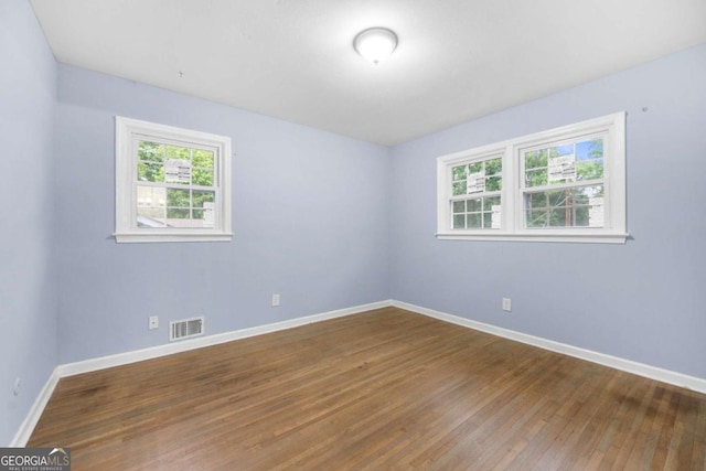 3664 Pin Oak Cir, Atlanta, GA 30340 - empty room featuring baseboards and hardwood / wood-style floors