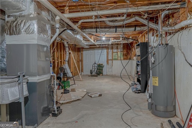 726 Mcdaniel Mill Rd SW, Conyers, GA 30094 - unfinished below grade area featuring water heater