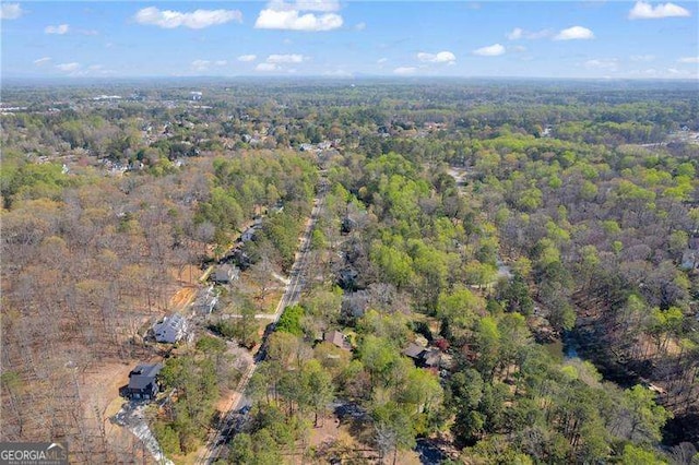 10845 Shallowford Rd, Roswell, GA 30075 - aerial view of property's location featuring a heavily wooded area